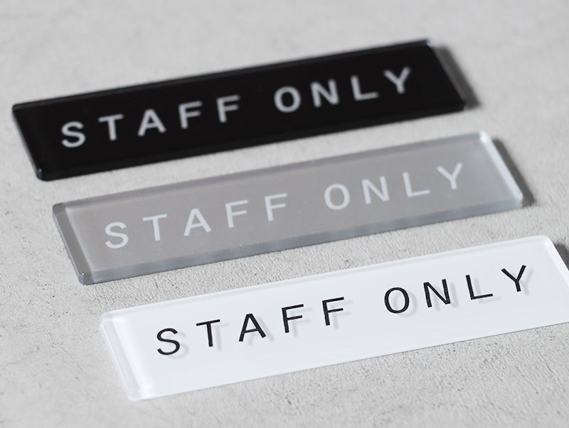 サインプレート/STAFF ONLY